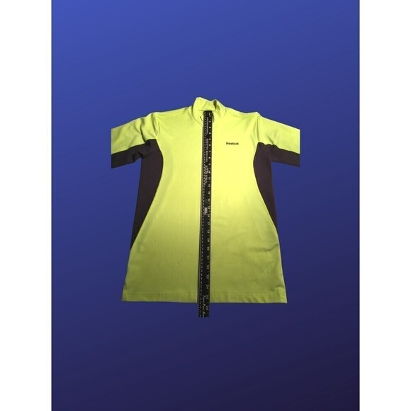 Reebok Running Top, Speedwick Fabric, NEON YELLOW/BLACK, Women's Small, NWOT - Picture 6 of 8